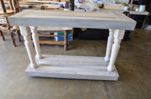 Reclaimed Wood Sofa Table   