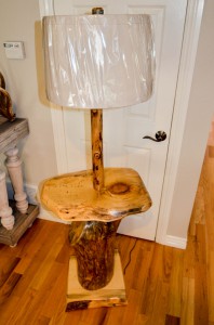 Lamp w/ Small Table