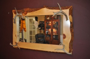 Mirror w/ Antlers   