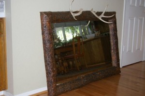 Mirror w/ Antlers   