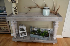 Reclaimed Wood Sofa Table