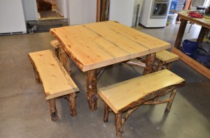 Table & Benches   